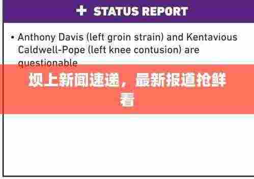 坝上新闻速递，最新报道抢鲜看