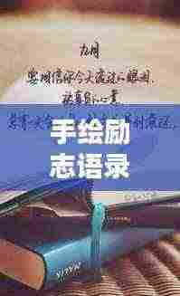 手绘励志语录,画笔描绘生活力量与希望,正能量满满触动心灵!