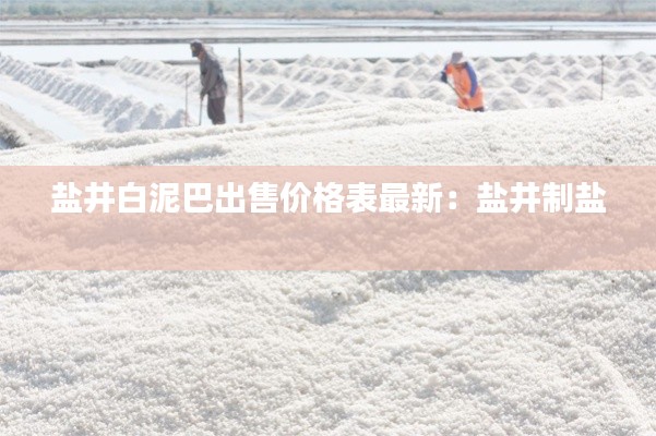 盐井白泥巴出售价格表最新:盐井制盐