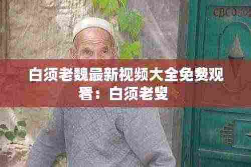 白须老魏最新视频大全免费观看:白须老叟