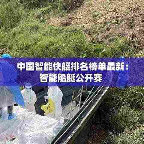 中国智能快艇排名榜单最新:智能船艇公开赛