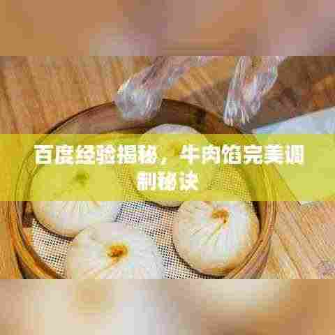 百度经验揭秘,牛肉馅完美调制秘诀