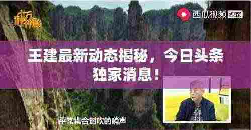 王建最新动态揭秘，今日头条独家消息！