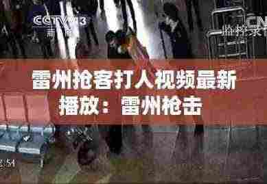 雷州抢客打人视频最新播放:雷州枪击