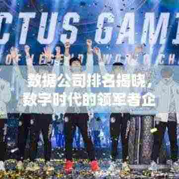 数据公司排名揭晓,数字时代的领军者企业榜单出炉!