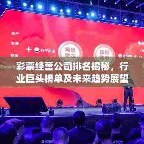 彩票经营公司排名揭秘,行业巨头榜单及未来趋势展望