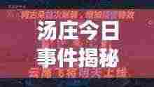 汤庄今日事件揭秘,最新消息抢先看