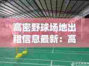 高密野球场地出租信息最新：高密有没有室内篮球馆 