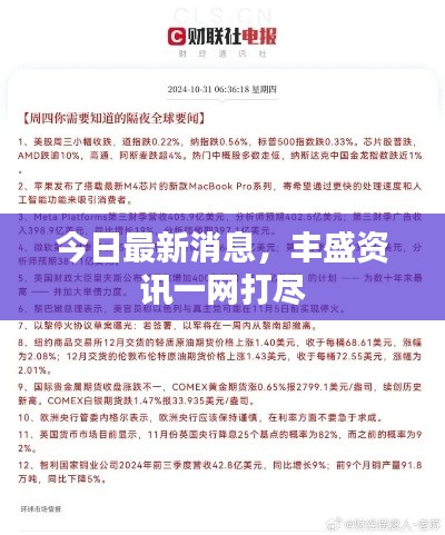 今日最新消息,丰盛资讯一网打尽