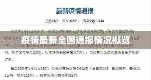疫情最新全国通报情况概览