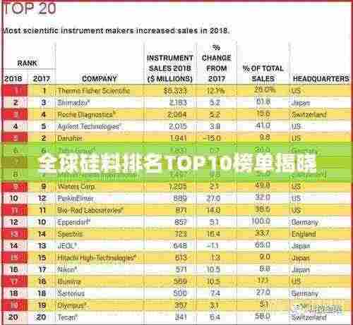 全球硅料排名TOP10榜单揭晓