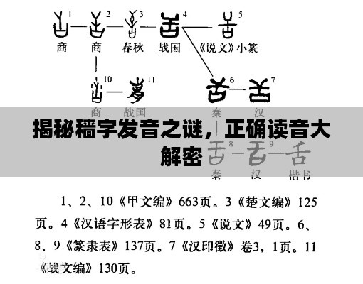 揭秘穑字发音之谜，正确读音大解密