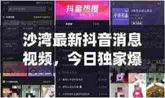 沙湾最新抖音消息视频,今日独家爆料,不容错过!