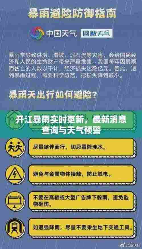 开江暴雨实时更新,最新消息查询与天气预警