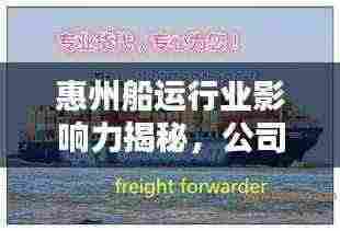 惠州船运行业影响力揭秘,公司排名一览