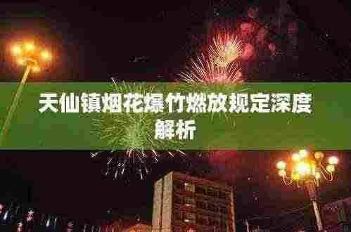 天仙镇烟花爆竹燃放规定深度解析