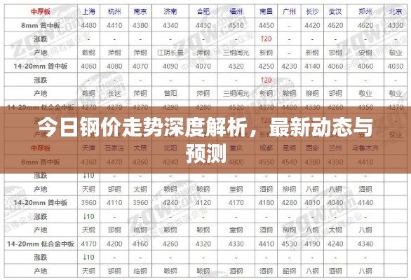 今日钢价走势深度解析,最新动态与预测