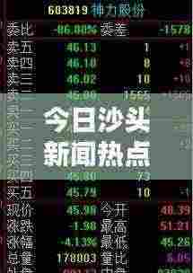 今日沙头新闻热点实时直播更新