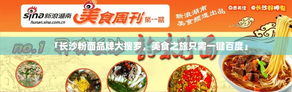 「长沙粉面品牌大搜罗,美食之旅只需一键百度」