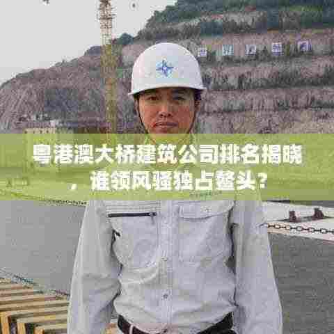 粤港澳大桥建筑公司排名揭晓,谁领风骚独占鳌头?
