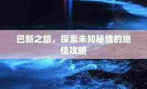 巴新之旅,探索未知秘境的绝佳攻略