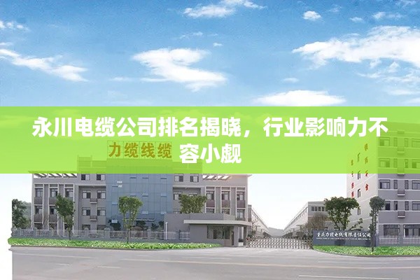永川电缆公司排名揭晓,行业影响力不容小觑