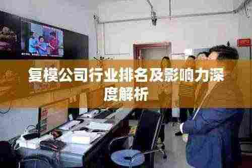 复模公司行业排名及影响力深度解析
