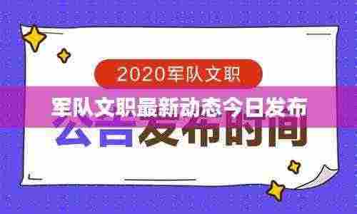 军队文职最新动态今日发布