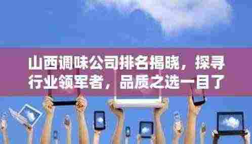 山西调味公司排名揭晓,探寻行业领军者,品质之选一目了然!