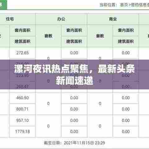 漯河夜讯热点聚焦,最新头条新闻速递