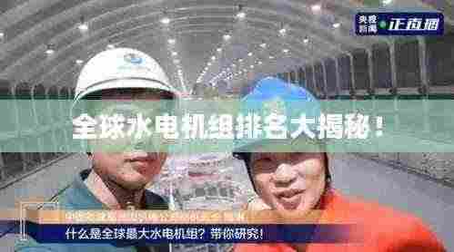 全球水电机组排名大揭秘!