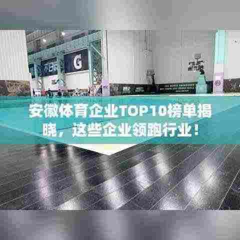安徽体育企业TOP10榜单揭晓，这些企业领跑行业！