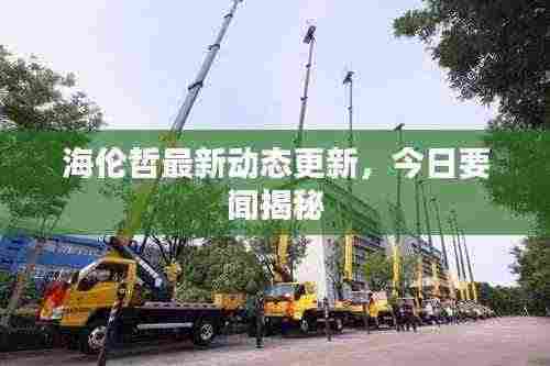 海伦哲最新动态更新,今日要闻揭秘