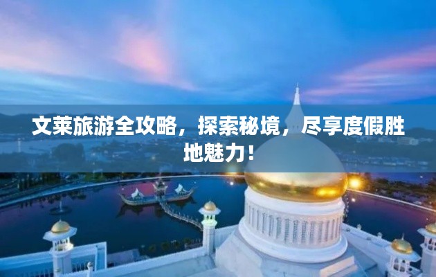 文莱旅游全攻略,探索秘境,尽享度假胜地魅力!