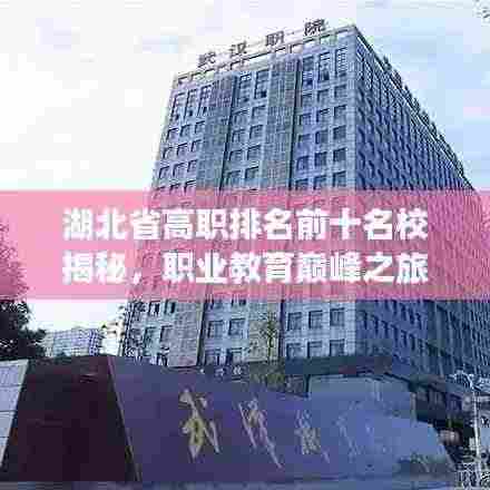 湖北省高职排名前十名校揭秘,职业教育巅峰之旅
