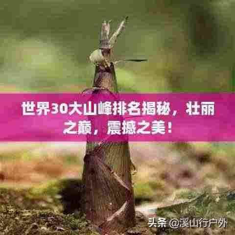世界30大山峰排名揭秘,壮丽之巅,震撼之美!
