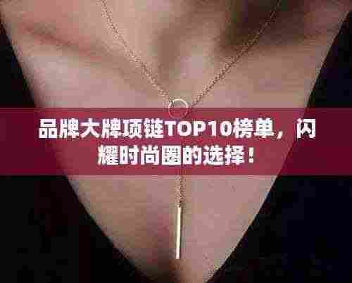 品牌大牌项链TOP10榜单,闪耀时尚圈的选择!