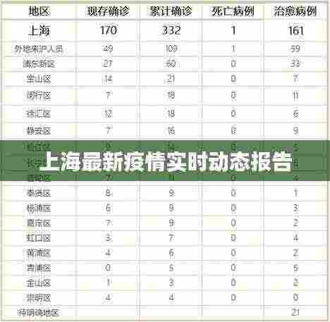 上海最新疫情实时动态报告