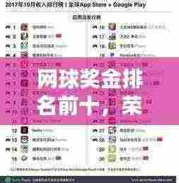 网球奖金排名前十,荣耀与财富的榜单揭晓!