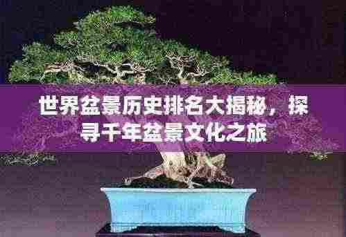 世界盆景历史排名大揭秘,探寻千年盆景文化之旅