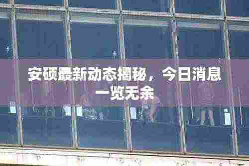 安硕最新动态揭秘,今日消息一览无余