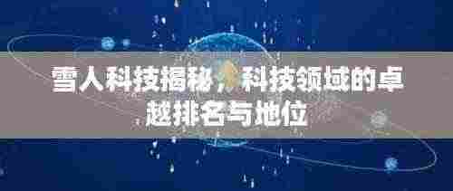 雪人科技揭秘，科技领域的卓越排名与地位