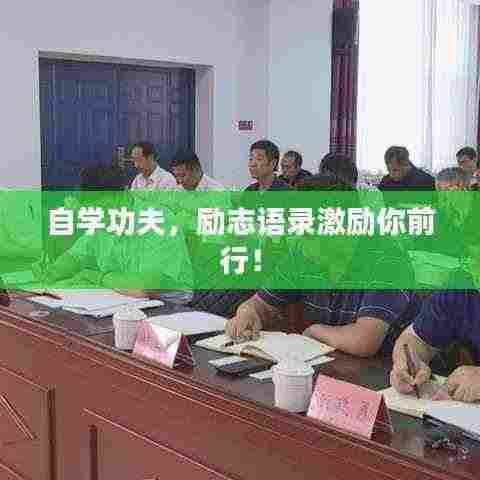 自学功夫,励志语录激励你前行!