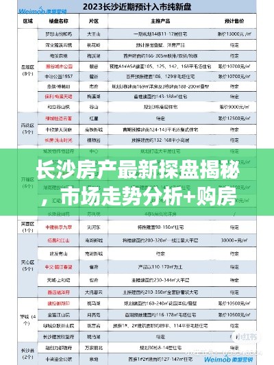 长沙房产最新探盘揭秘，市场走势分析+购房指南