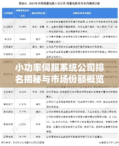 小功率伺服系统公司排名揭秘与市场份额概览