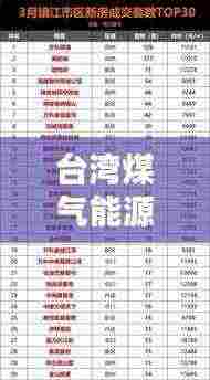 台湾煤气能源公司排名揭晓,权威榜单揭秘行业巨头!