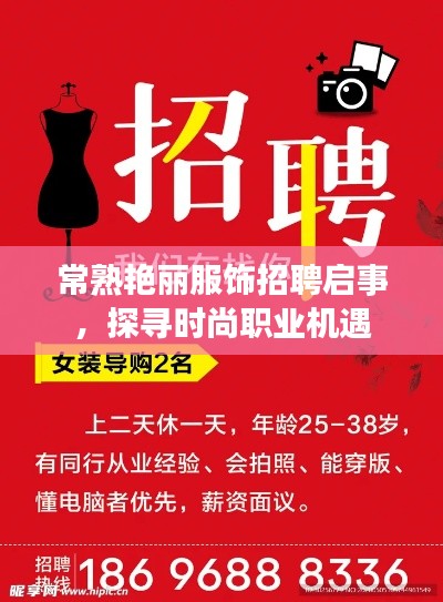 常熟艳丽服饰招聘启事，探寻时尚职业机遇