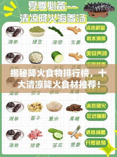 揭秘降火食物排行榜,十大清凉降火食材推荐!