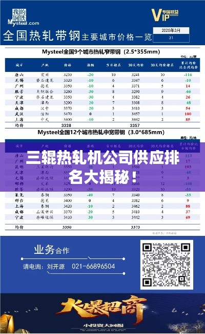 三辊热轧机公司供应排名大揭秘!