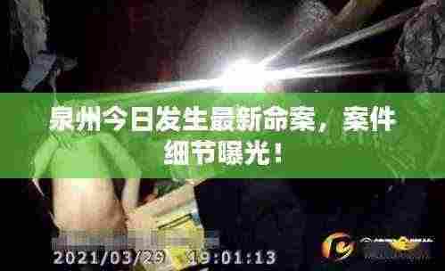 泉州今日发生最新命案,案件细节曝光!